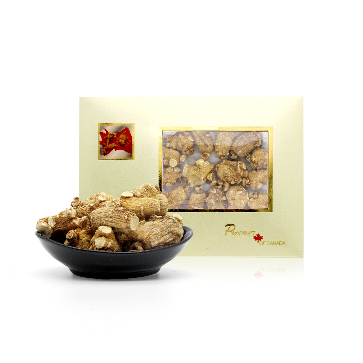 【中国境内取货，3-5天送达，免运费和关税】-加拿大西洋参/花旗参-寒带一级参-泡参粒头-10克一只