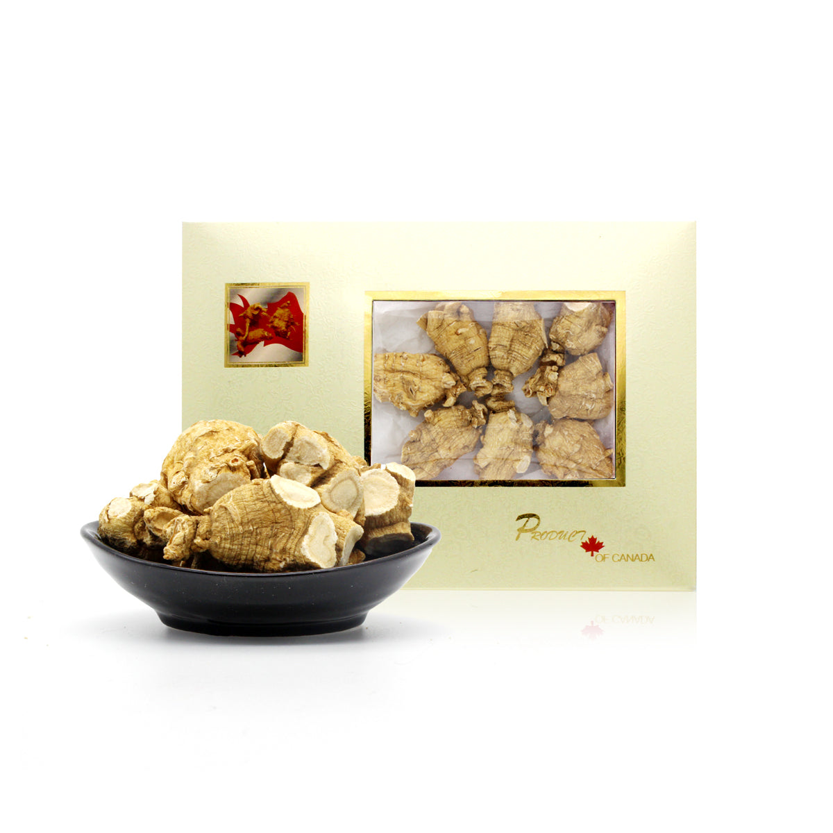 【中国境内取货，3-5天送达，免运费和关税】-加拿大西洋参/花旗参-寒带一级参-泡参粒头-20克一只